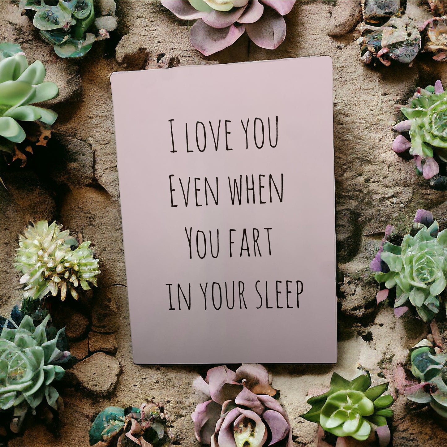 I love you even when you fart in your sleep