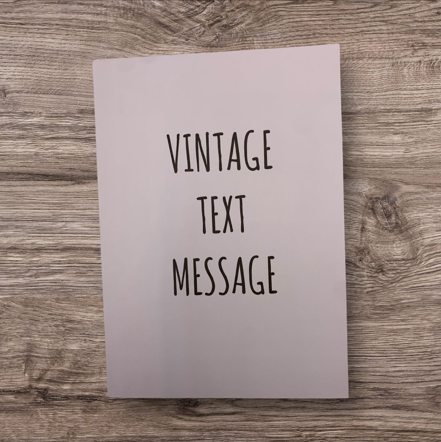 Vintage Text Message Card Free Shipping
