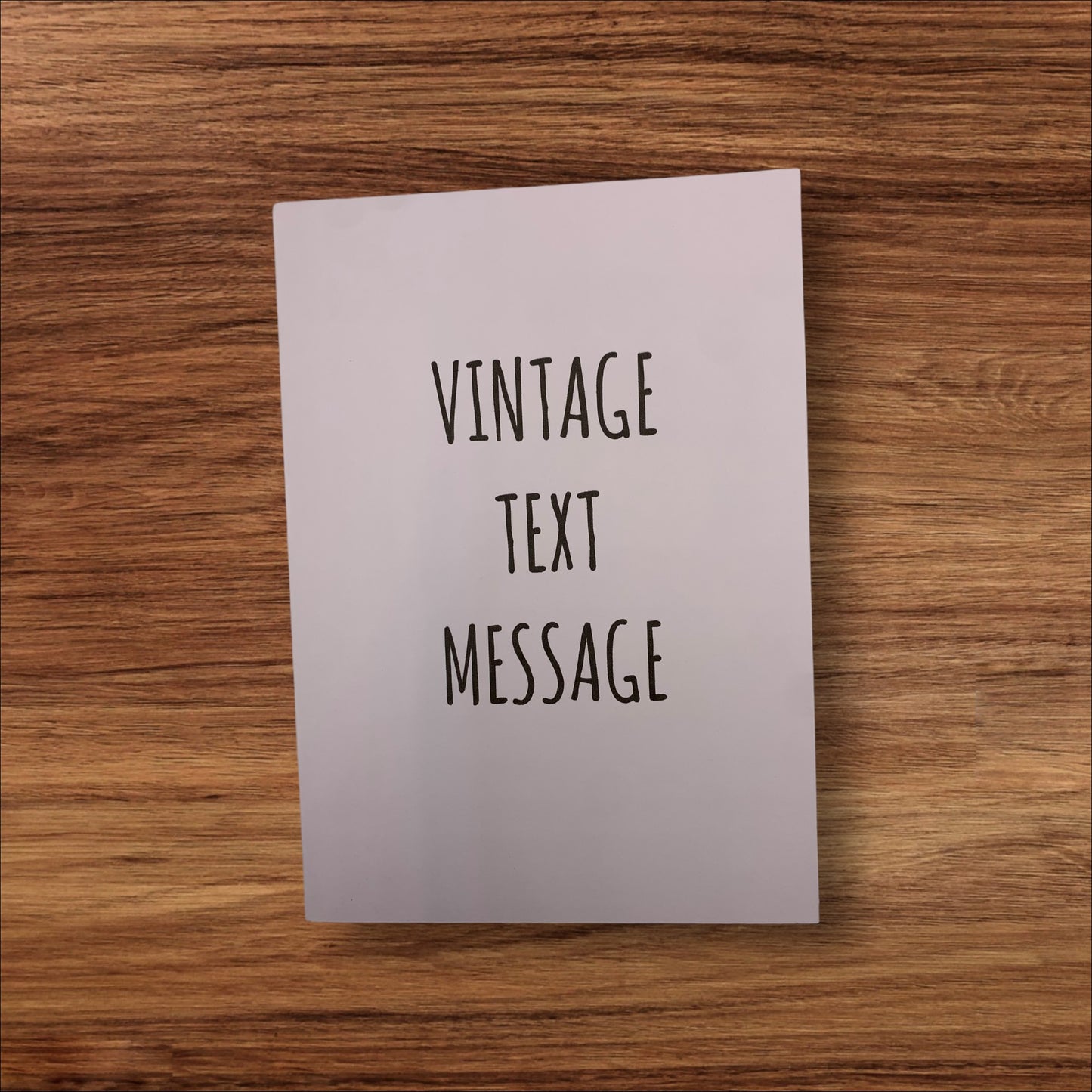 Vintage Text Message Card Free Shipping