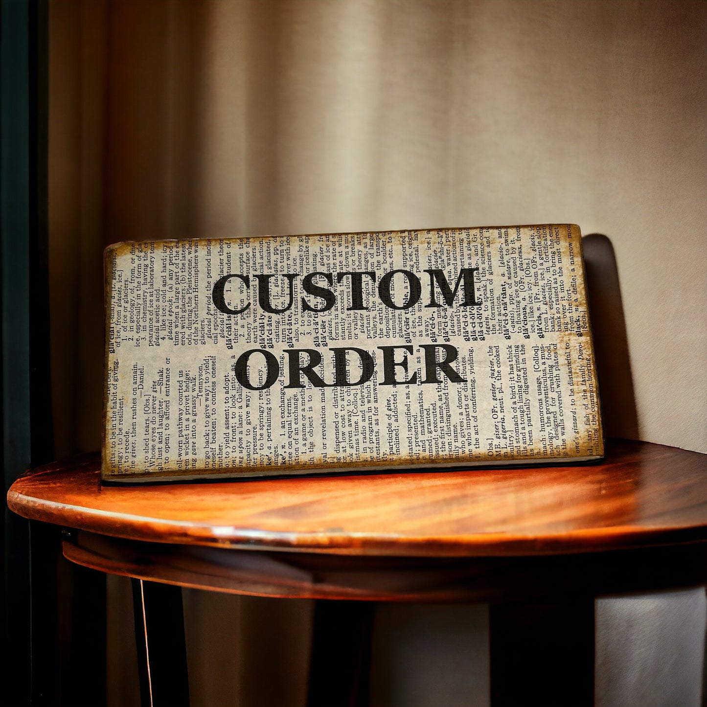 Custom Order Sign